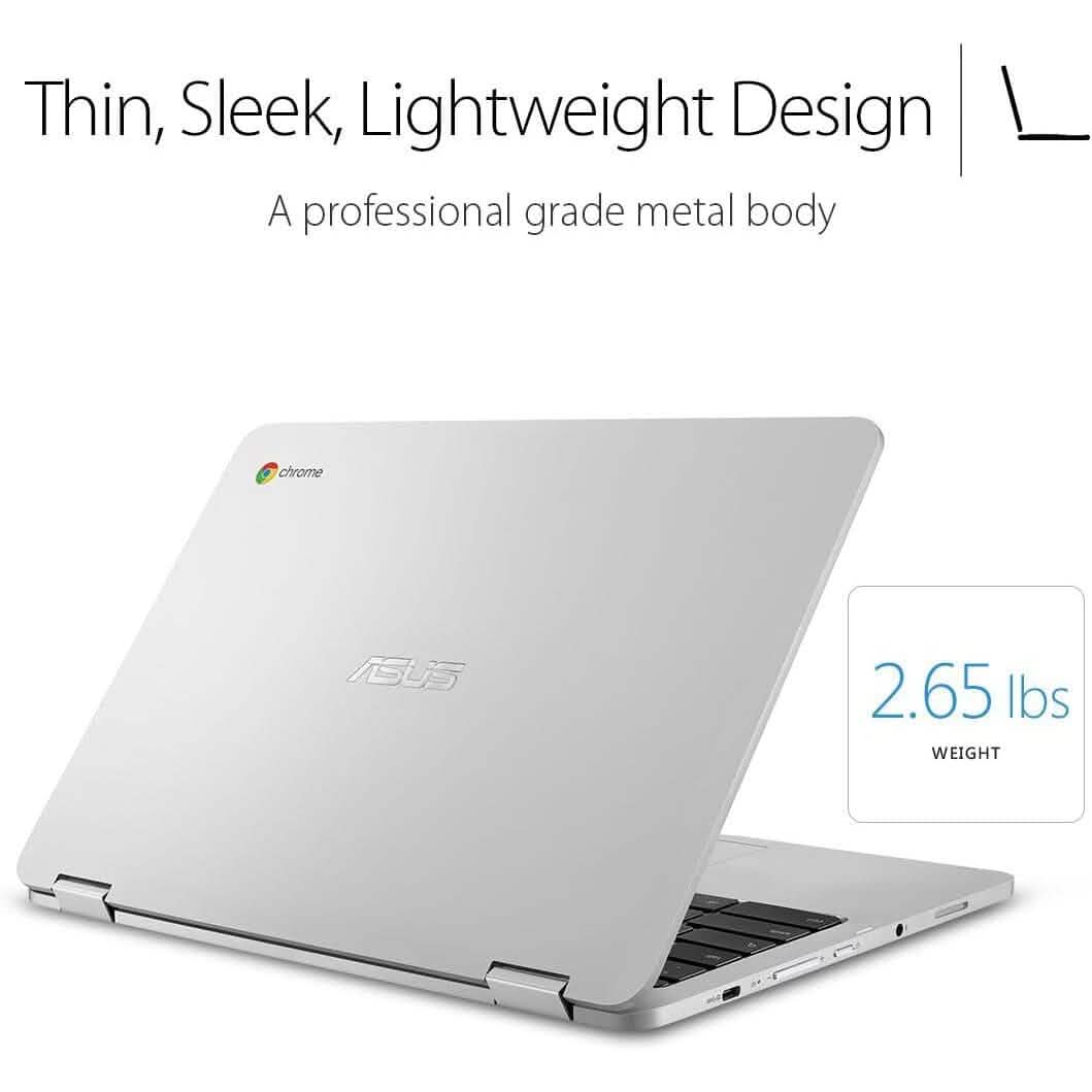 ASUS Chromebook Flip C302CA-DH54 12.5-inch Touchscreen Convertible Chromebook (Refurbished)