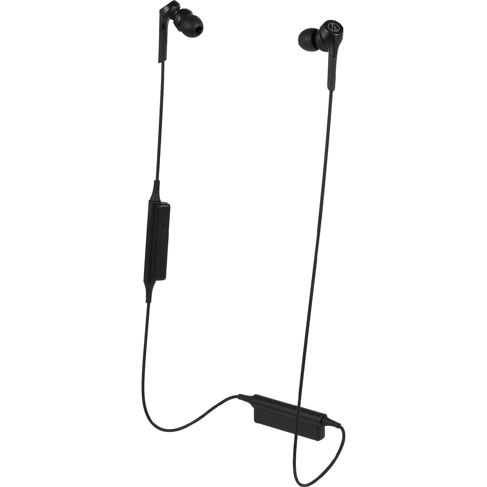 ATH-CKS550XBT Solid Bass Dynamic Bluetooth Wireless In-Ear Headphones with Mic