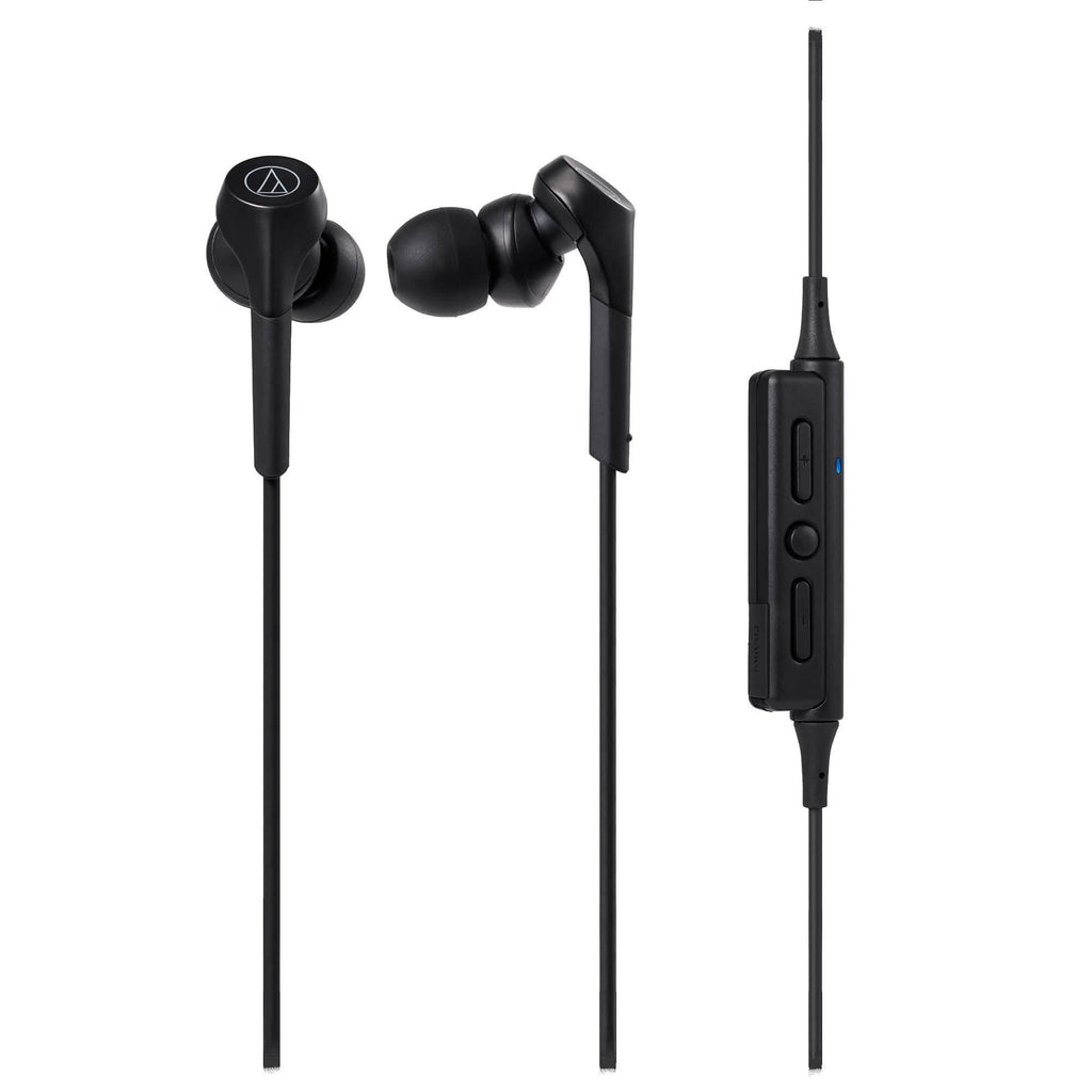 ATH-CKS550XBT Solid Bass Dynamic Bluetooth Wireless In-Ear Headphones with Mic