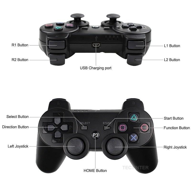 Attractive Green White Wireless Joystick Gamepad Console Controller Compatible With PC Laptop Tablet Support Bluetooth