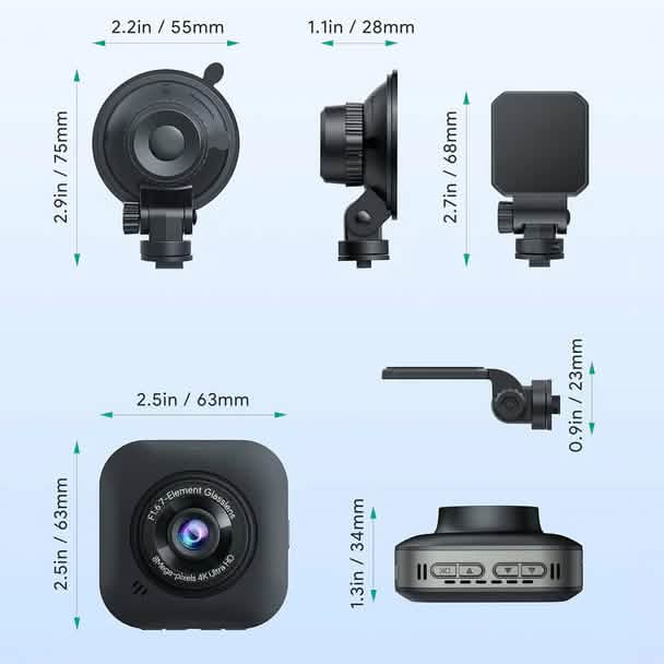 AUKEY Dash Cam 4K DRS1