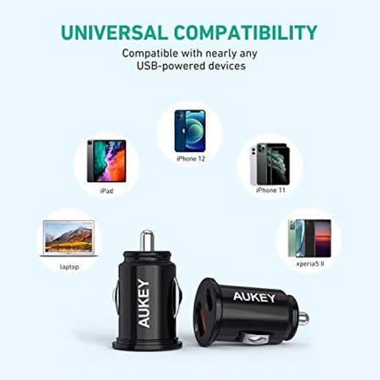 AUKEY USB C Car Charger