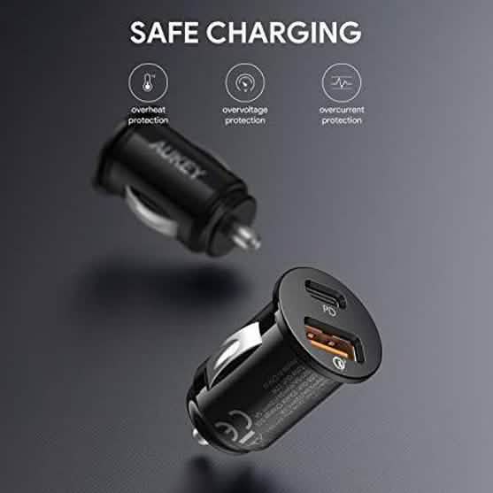 AUKEY USB C Car Charger