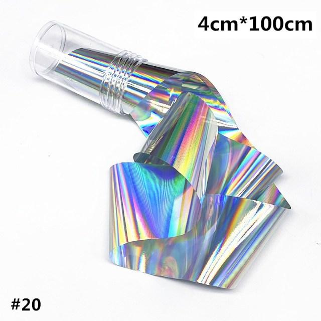 Aurora Nails Glass Foil Film Sticker Cellophane Paper Korean Nail Trend Design Ice Cube Manicure Accessories Heart Nail Art Stickers Glitter Decals Decoration Stickers Glitter Decals Love Nail Sequins Laser Heart Nail Supplies Sparkle Nail