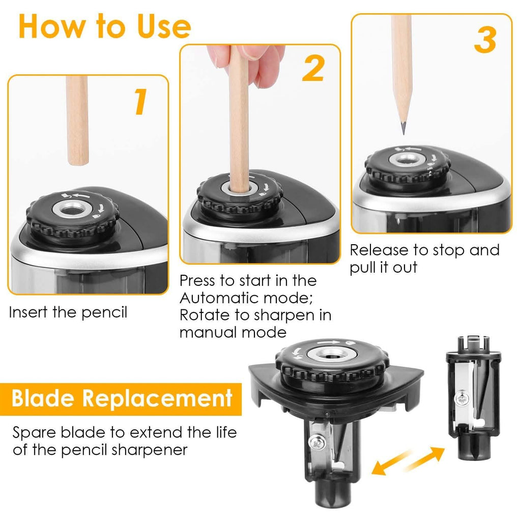 Auto Manual Electric Pencil Sharpener