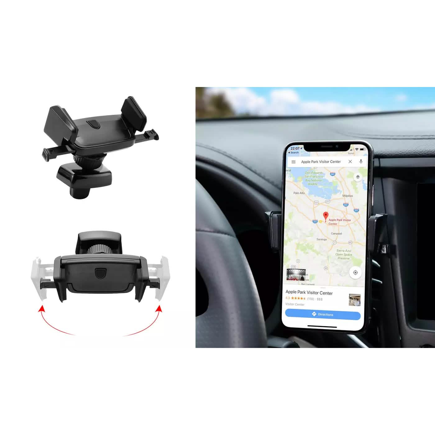 Automatic Air Vent Universal Car Mount Phone Holder for Smartphones