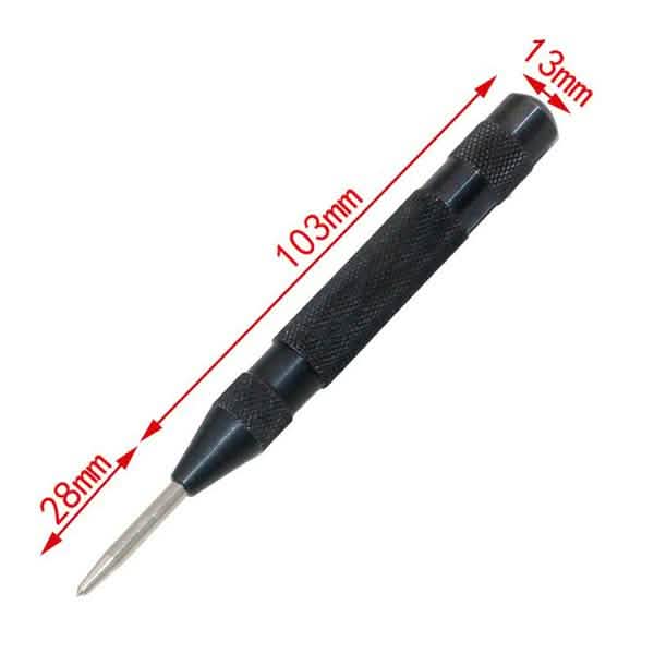 Automatic Center Pin Punch Strike Spring Loaded Marking Starting Holes Tool