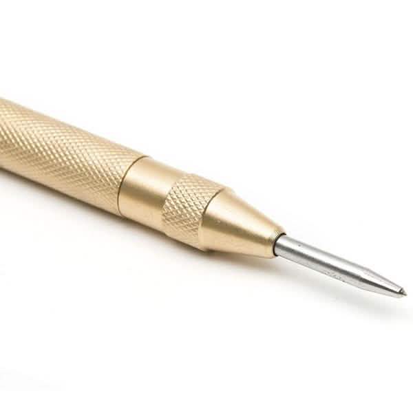 Automatic Center Pin Punch Strike Spring Loaded Marking Starting Holes Tool