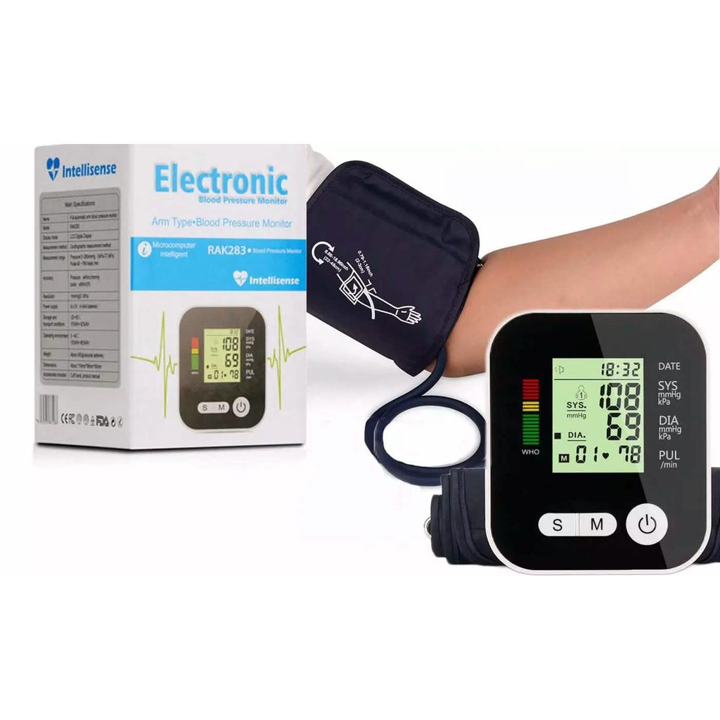 Automatic Digital Upper Arm Blood Pressure Cuff Monitor Sphygmomanometer