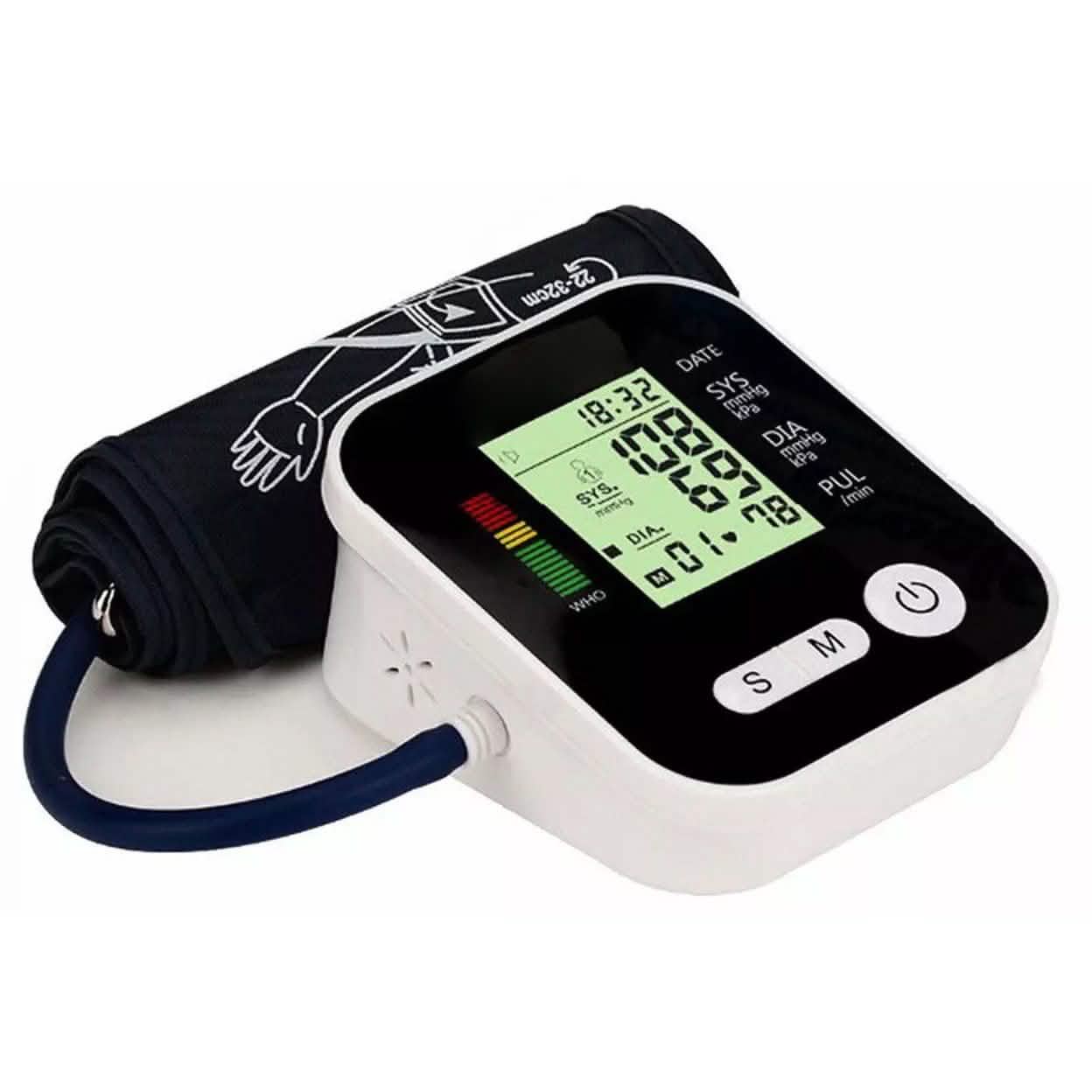Automatic Digital Upper Arm Blood Pressure Cuff Monitor Sphygmomanometer