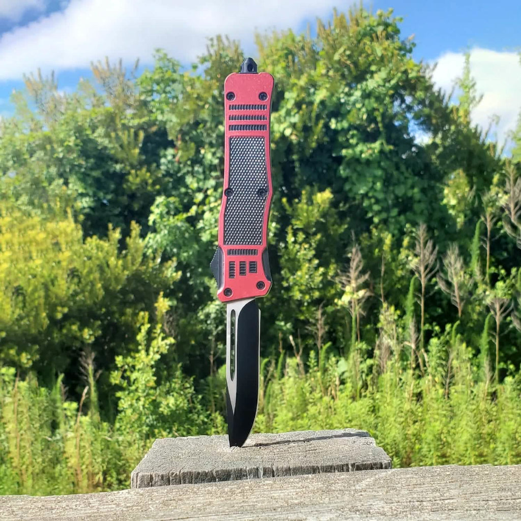 2-Pack: Automatic OTF Knife with Belt Clip