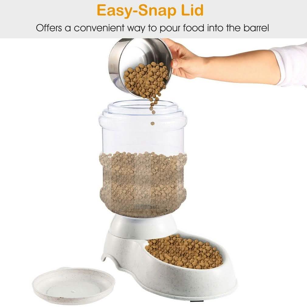Automatic Pet Feeder Self-Dispensing Gravity Pets Food Dispenser