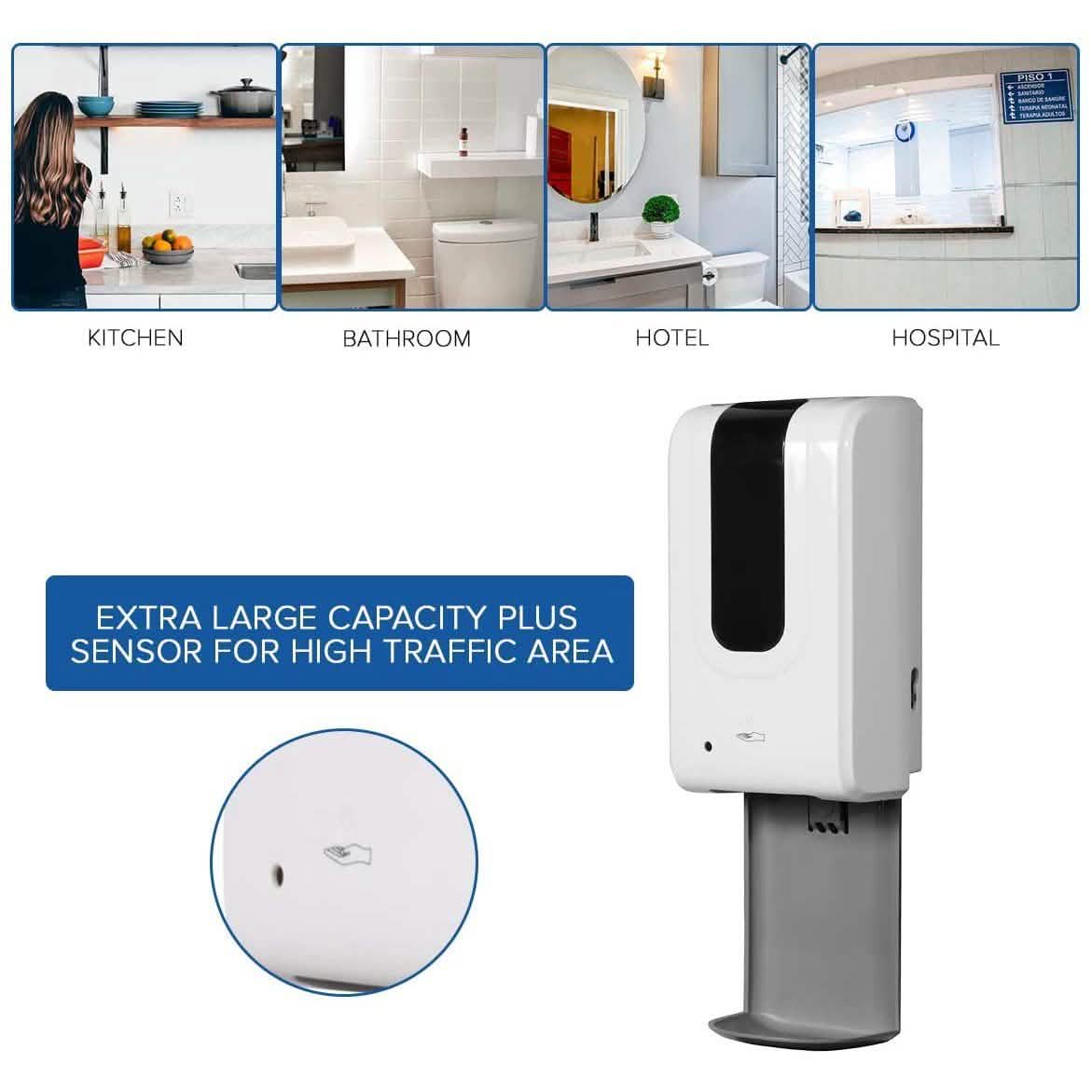 Automatic Soap Dispenser - Electric, Touch less, Battery Operated Liquid Soap Pump