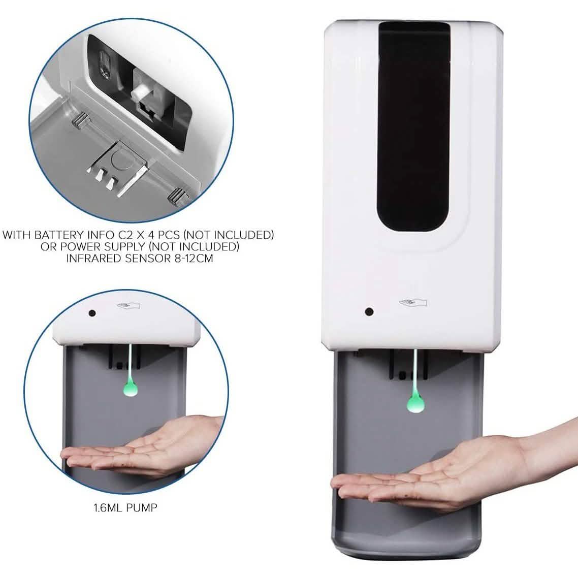 Automatic Soap Dispenser - Electric, Touch less, Battery Operated Liquid Soap Pump