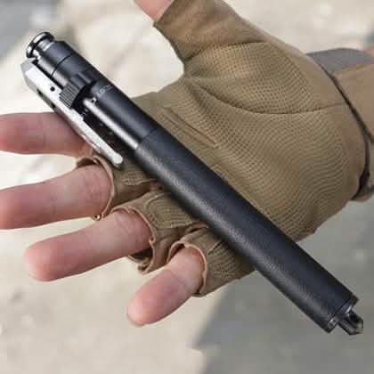 Automatic Spring Crowbar Car Self-defense Weapon