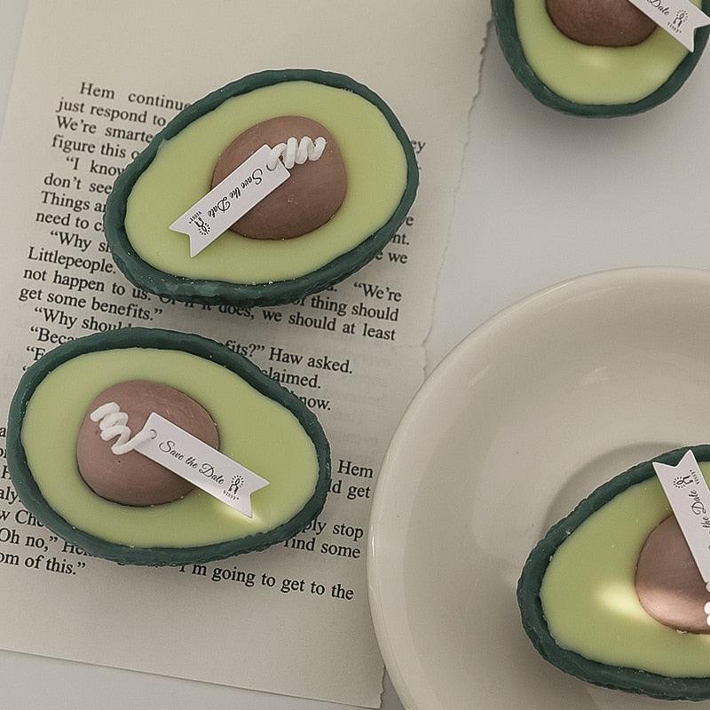 Avocado Candle Paraffin Scented Candles for Birthday Wedding Photography Home Decoration Scented Candles Paraffin Wax Candle