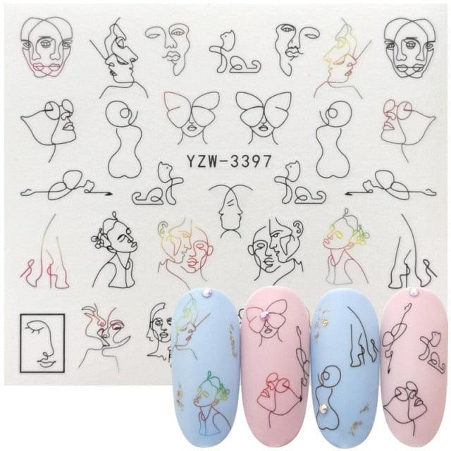 Avocado Fruit Transfer Nail Stickers Charms Winter Water Sticker For Nails Sliders Character Image Tattoo Decal Decoration Cute Summer Nail Art Stickers Summer Fruit Stickers on Nails Unicorn Banana Cherry Avocado Dog Strawberry Nail Art Decals