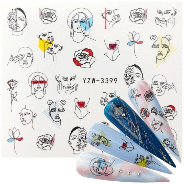 Avocado Fruit Transfer Nail Stickers Charms Winter Water Sticker For Nails Sliders Character Image Tattoo Decal Decoration Cute Summer Nail Art Stickers Summer Fruit Stickers on Nails Unicorn Banana Cherry Avocado Dog Strawberry Nail Art Decals