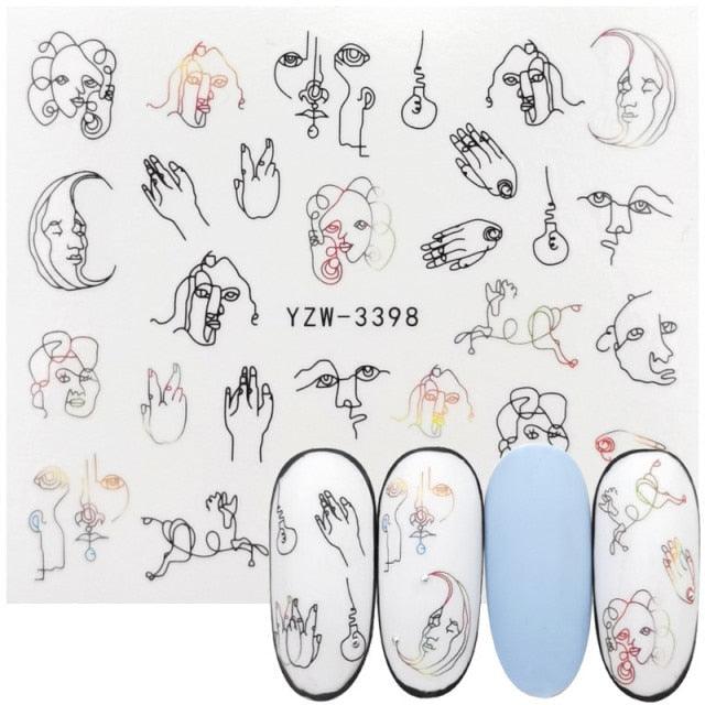 Avocado Fruit Transfer Nail Stickers Charms Winter Water Sticker For Nails Sliders Character Image Tattoo Decal Decoration Cute Summer Nail Art Stickers Summer Fruit Stickers on Nails Unicorn Banana Cherry Avocado Dog Strawberry Nail Art Decals