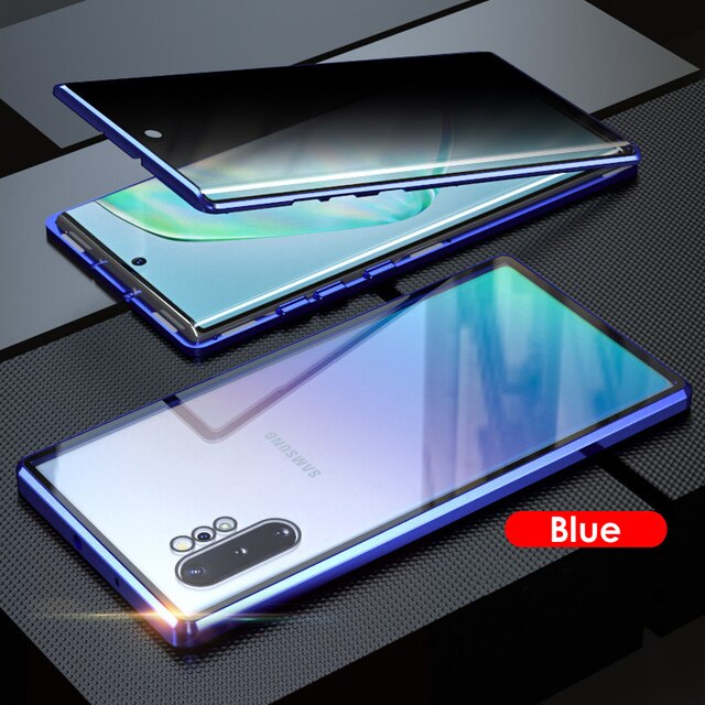 Privacy Screen Protector Case for Samsung Galaxy - Anti-Spy Magnetic Phone Case