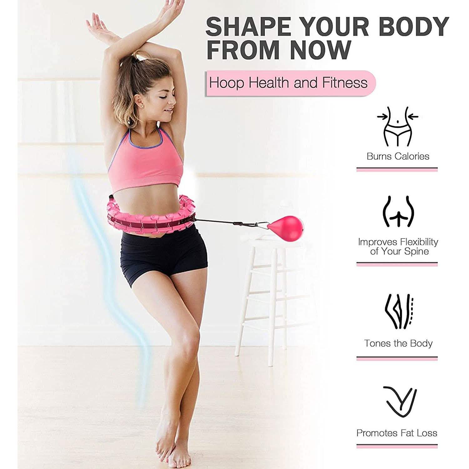 AZ GOGO Smart Hula Weighted Hoops