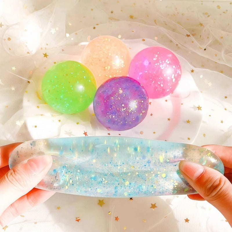 Golden Powder Maltose Ball Stress-Relief Toy