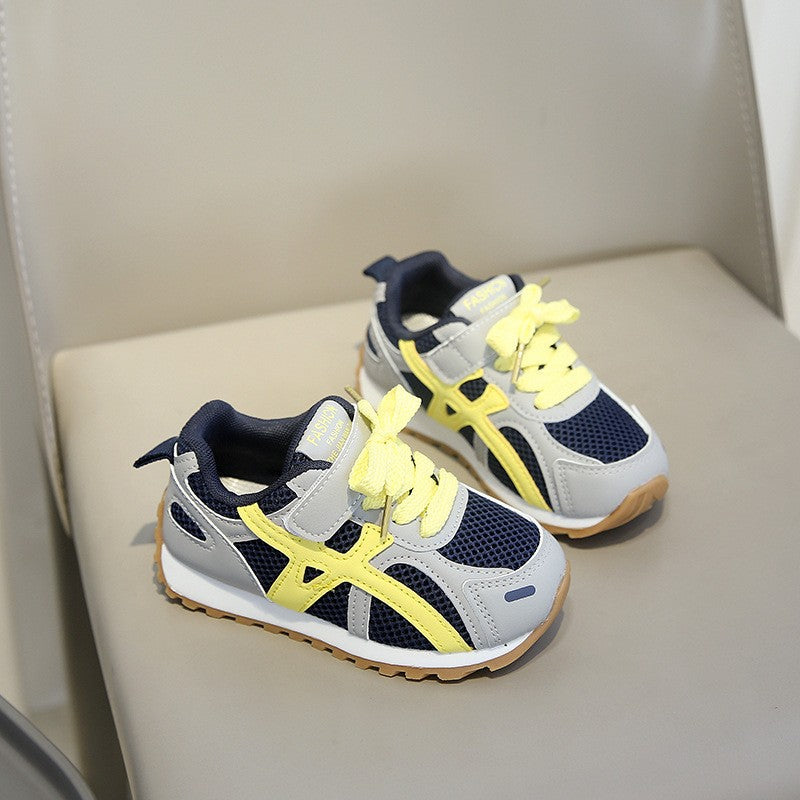 2026 Autumn New Arrival Boys Soft Sole Comfort Sneakers Korean Style Fashion Versatile Girls Casual