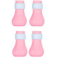 Anti Scratch Cat Shoes 4pcs Anti Scratch Cat Foot Covers Adjustable Silicone Pet Cat Protector for Bathing Anti Off Claw Shoes Boots Cover()