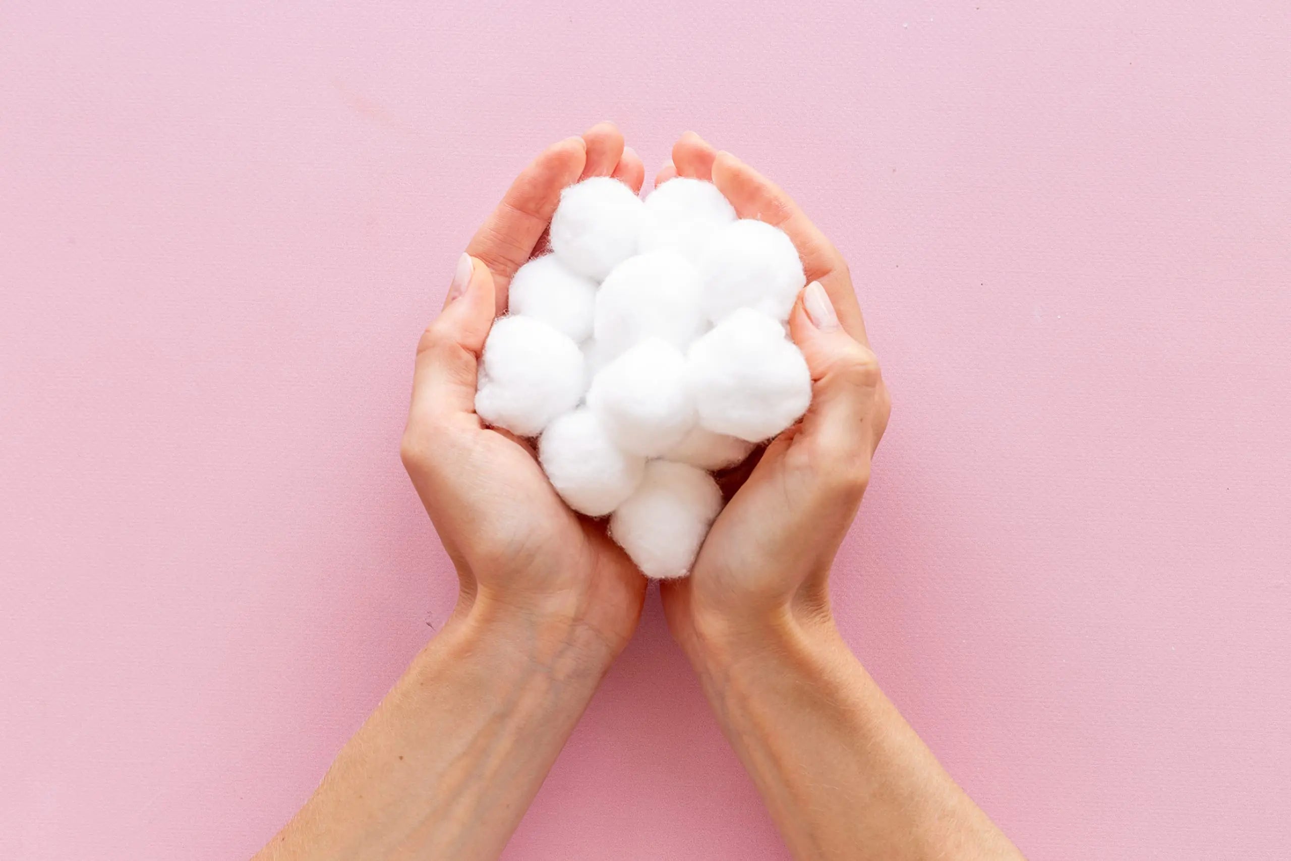 DecorRack 300 Small Cotton Balls for Make-Up, Nail Polish Removal, Pet Care, Applying Oil Lotion or Powder, Made from 100% Pure & Natural Cotton, Soft and Absorbent for Household Needs (300 Count) 300 Count