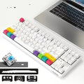Blackmail k870t wireless Bluetooth wired dual mode mechanical keyboard 87 key RGB office game mobile phone tablet