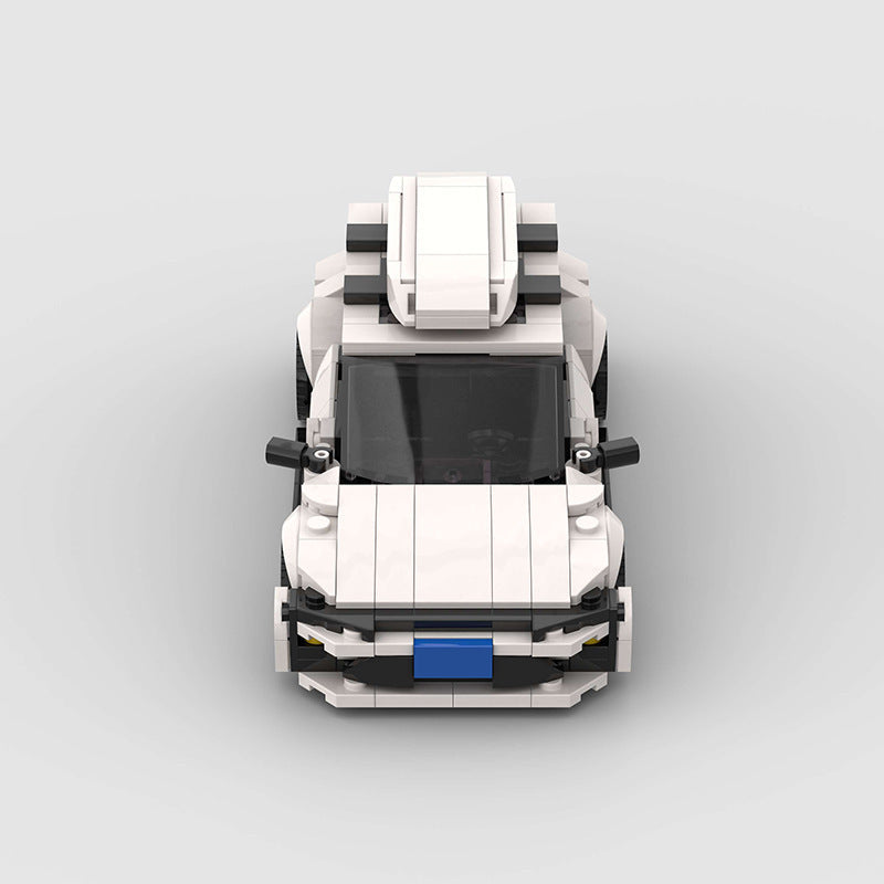 Small Particle Moc City Vehicle Race Model Puzzle