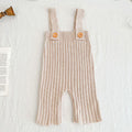 Infant Children's Knitting Suspender Wide Leg Pants With High Waist