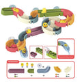 Baby Bath Toys DIY Marble Race Run Assembling Track