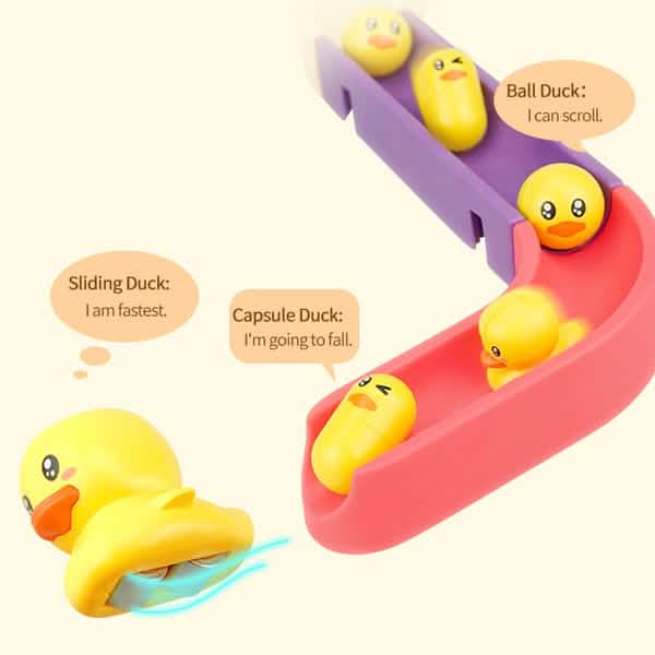 Baby Bath Toys DIY Marble Race Run Assembling Track