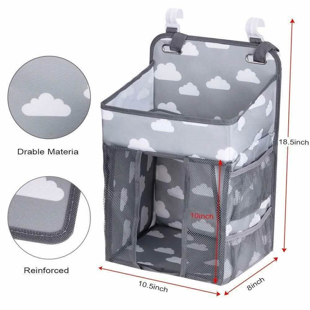 Baby Hanging Storage Caddy Crib Organizer