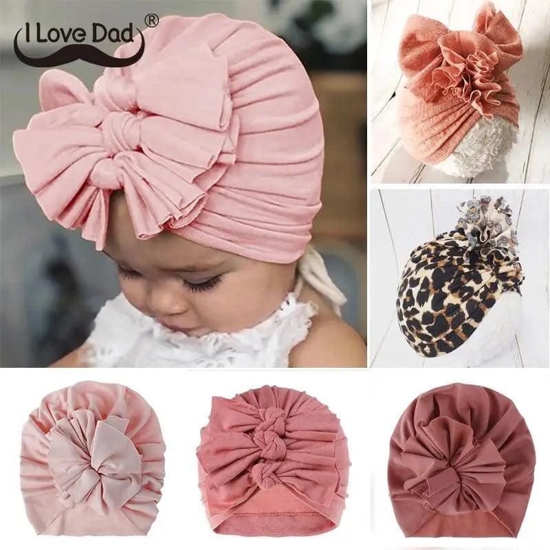 Baby Hat For Kids Bows Baby Girl Boy Bonnet Beanie Cap Toddlers Girls Hat Children