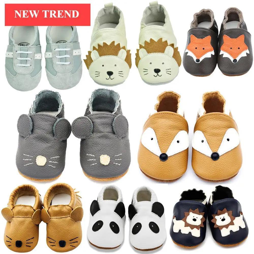 Baby Shoes Leather Newborn Booties For Babies Baby Infant Toddler Moccasins Shoes