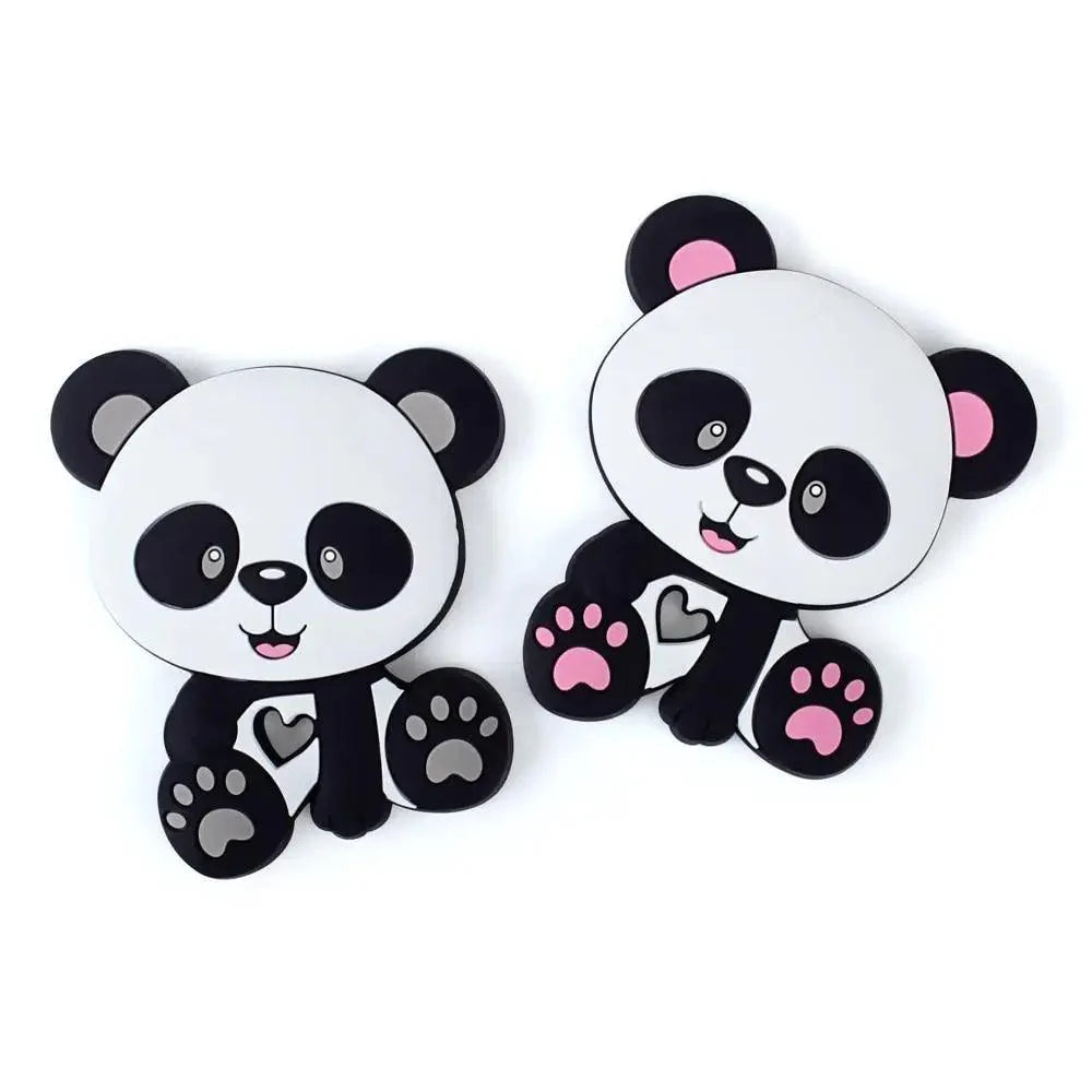 Baby Silicone Teethers BPA Free Teething Toy Animals Koala Bear Dog Teether Silicone Beads
