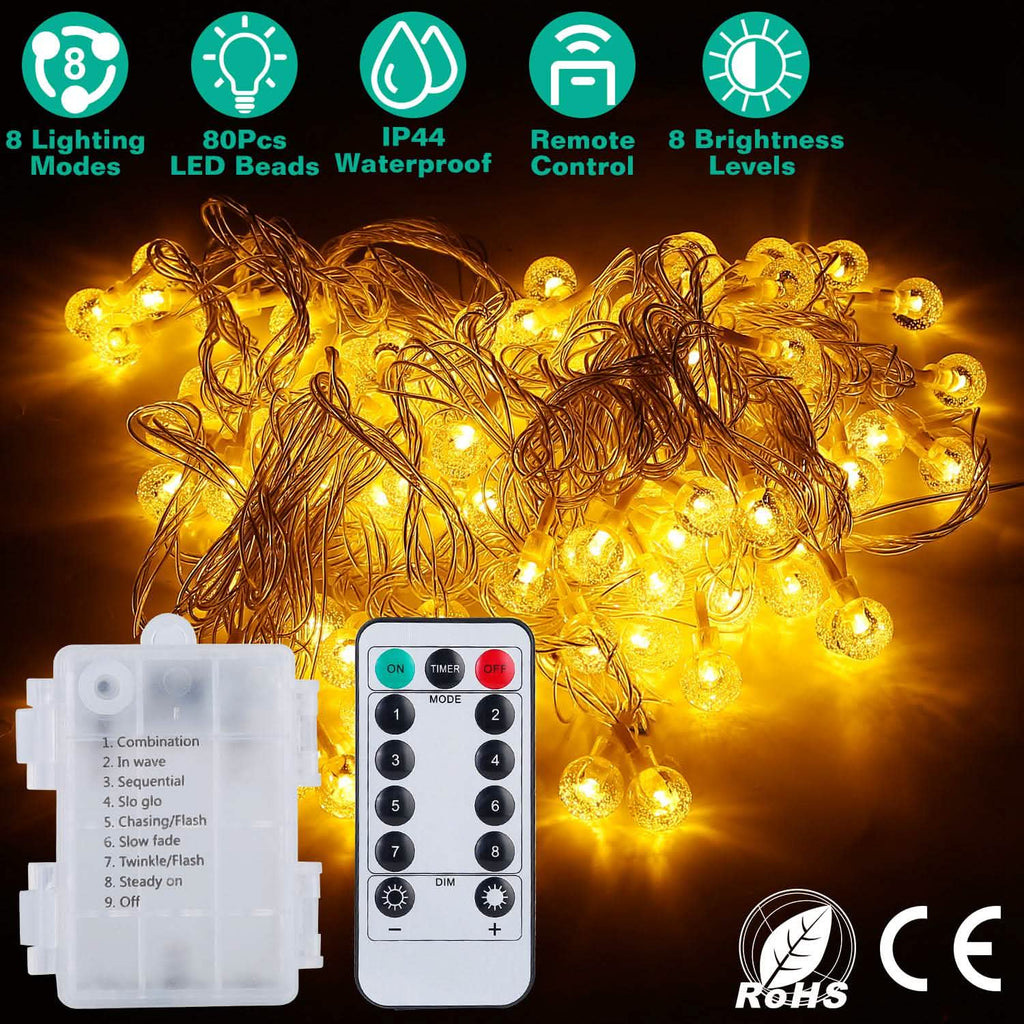 Ball LED Globe String Lights