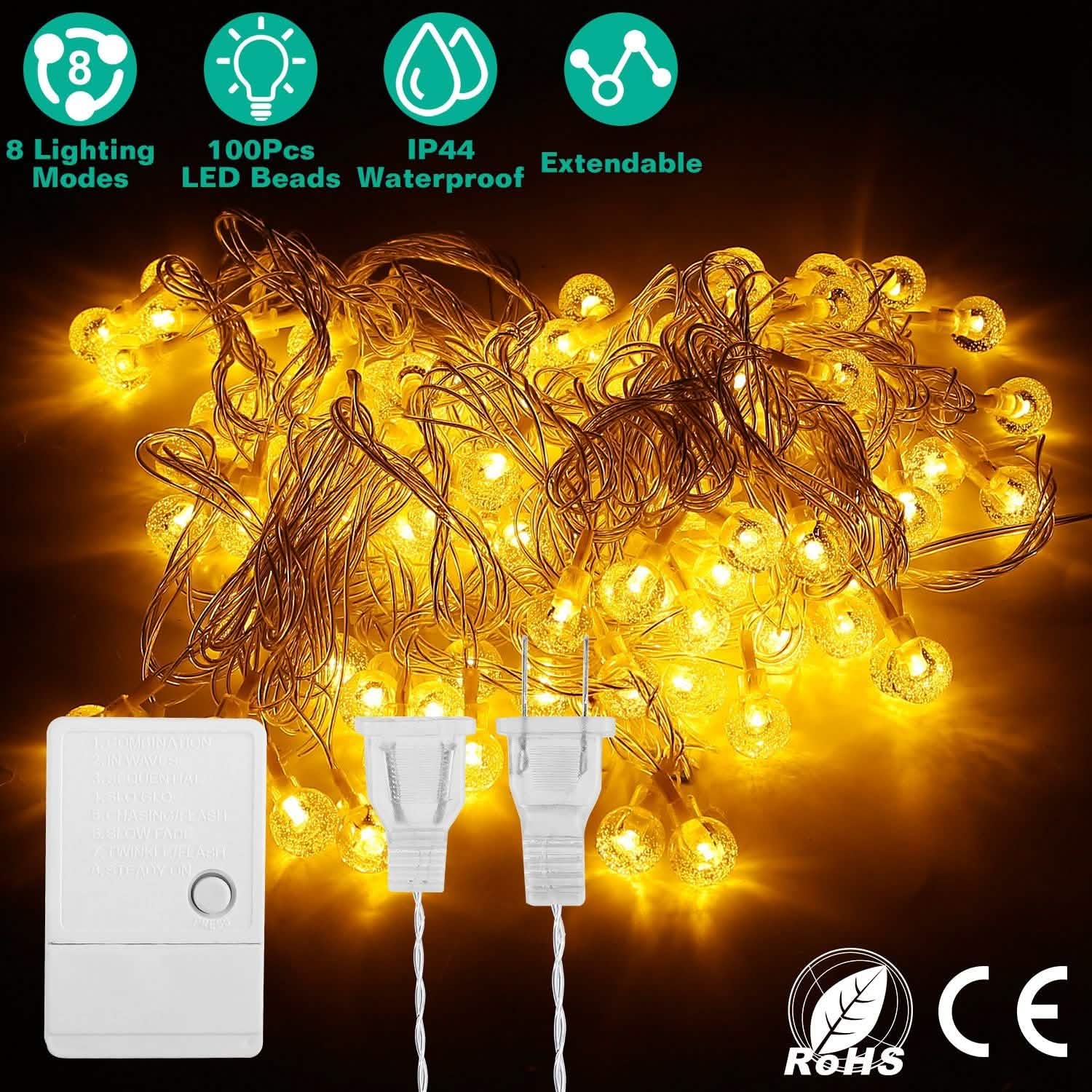 Ball LED Globe String Lights