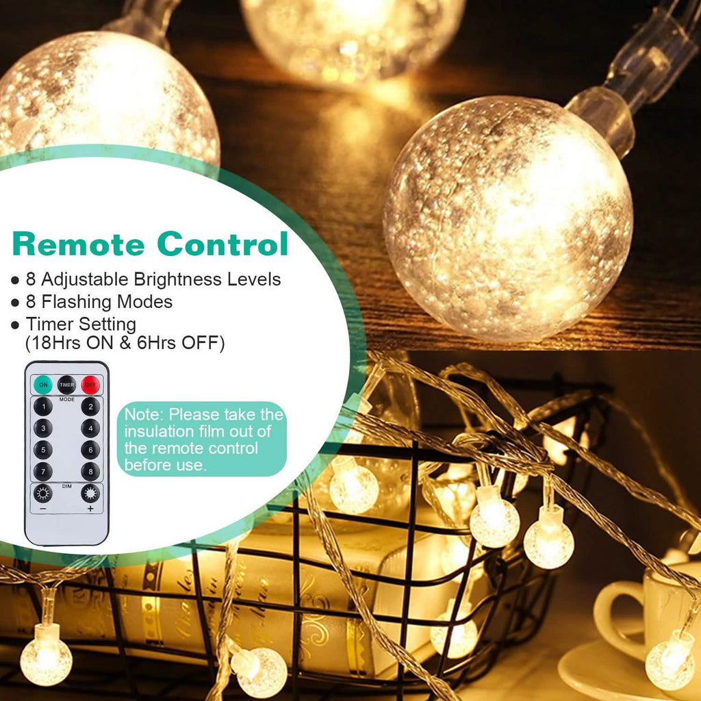 Ball LED Globe String Lights