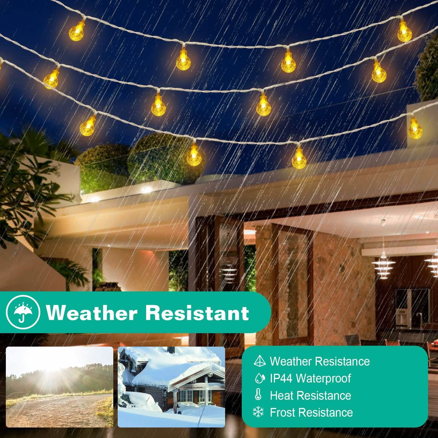 Ball LED Globe String Lights