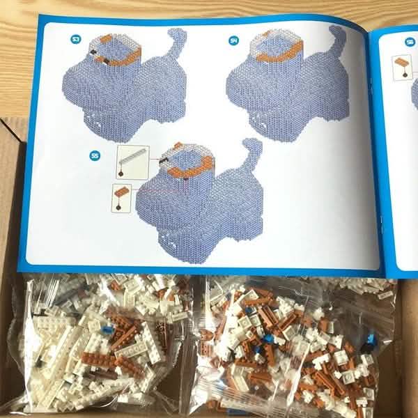 Balody Cartoon Dog Building Bricks Educational Assembly Model Kit