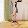 Bamboo Hanger with Storage Rack Living Room Bedroom