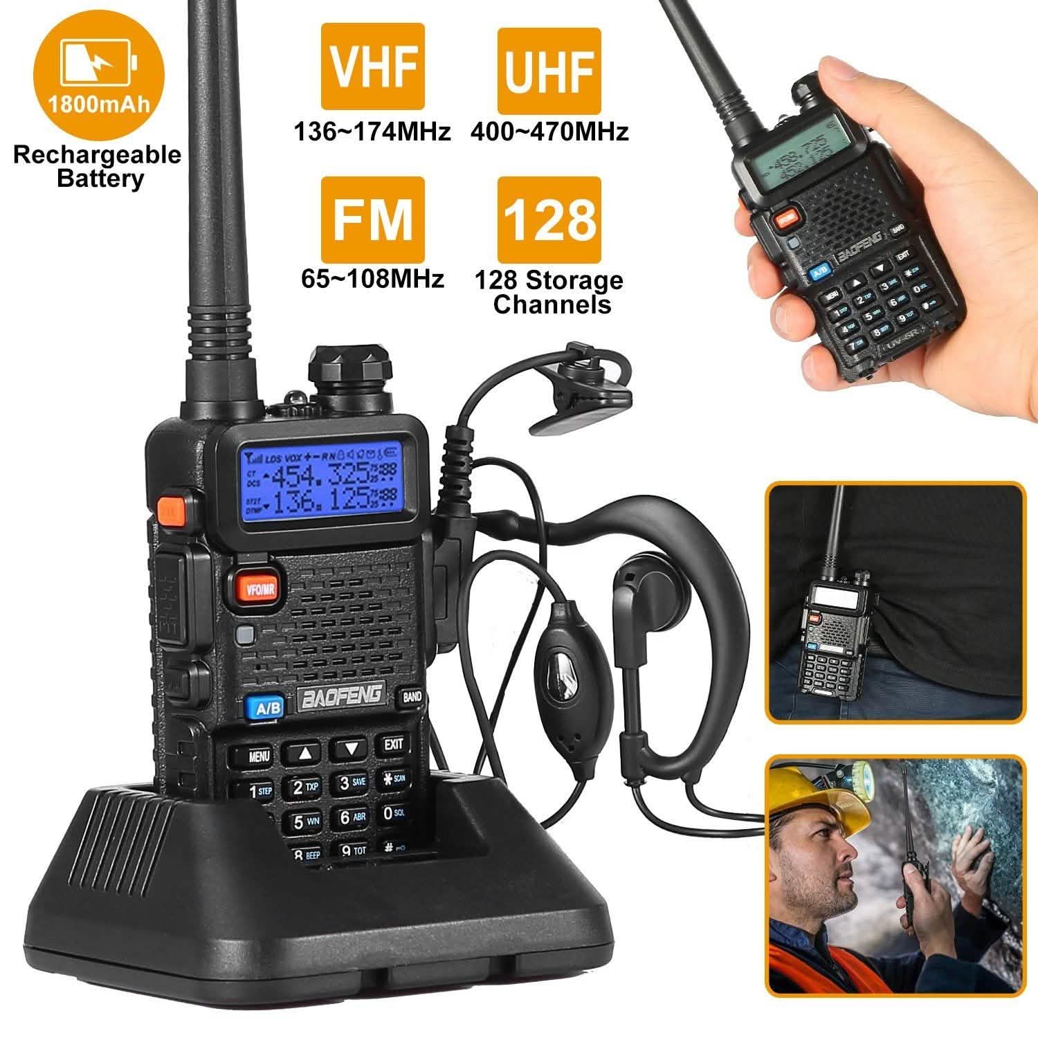 BaoFeng UV-5R 5W Walkie Talkie
