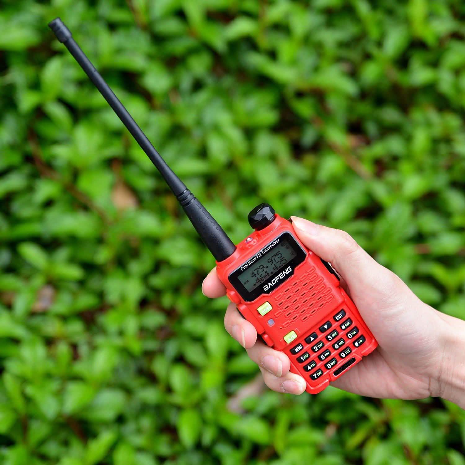 BAOFENG UV-5R5 Red Walkie Talkies
