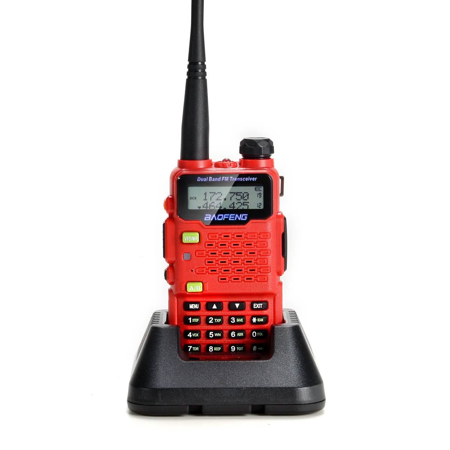 BAOFENG UV-5R5 Red Walkie Talkies