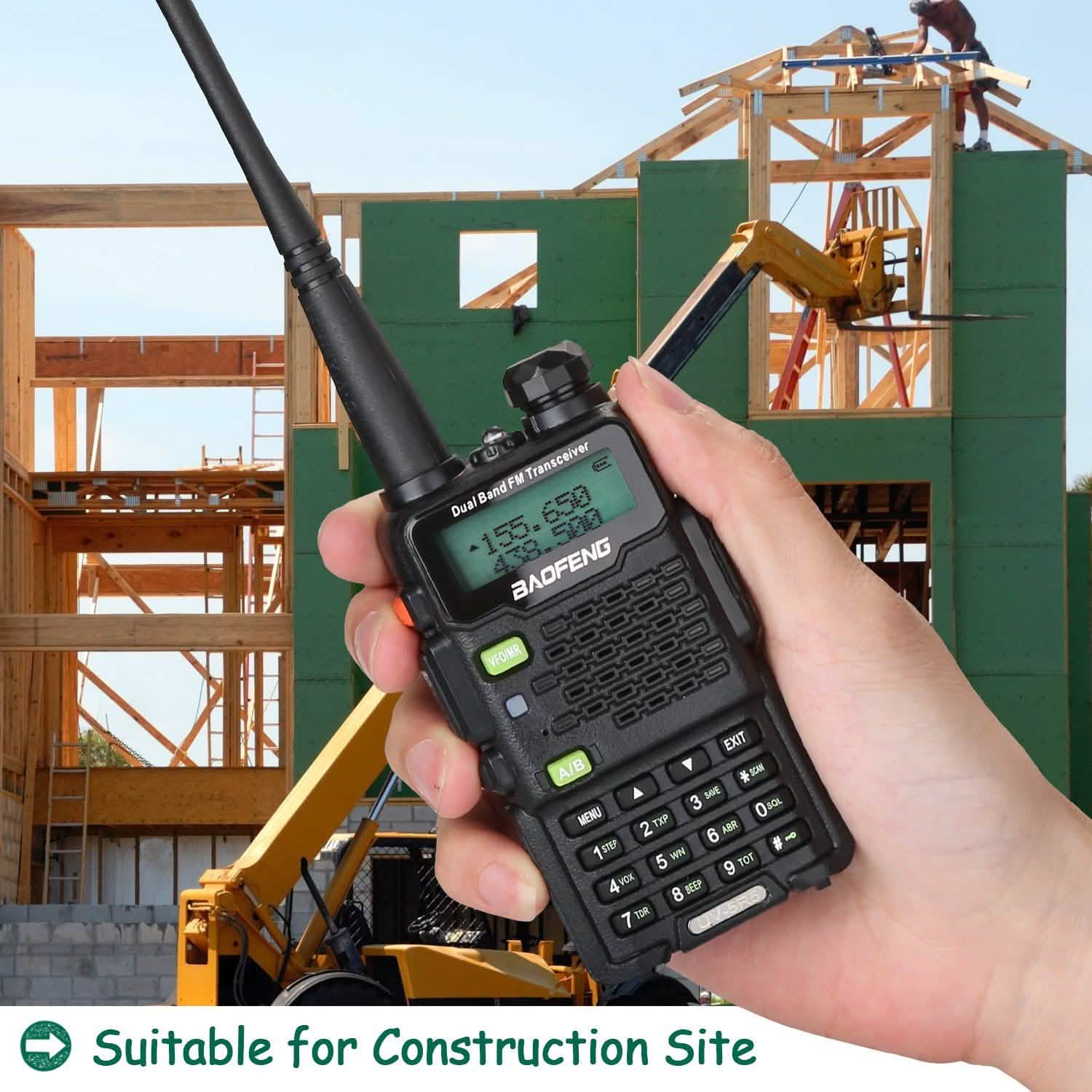 BAOFENG UV-5R5 VHF/UHF Dual Band Two Way Ham Radio Transceiver Walkie Talkie