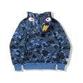 Camouflage Thin Hooded Zipper Jacket Shark Jacket