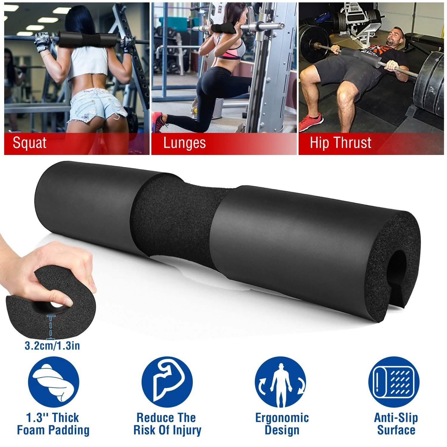 Barbell Pad Support Squat Bar Foam Cover